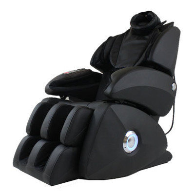Osaki OS-7075 Zero Gravity Heated Reclining Massage Chair Upholstery: Black