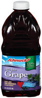 Schnucks Grape 100% Juice 64 Oz Plastic Bottle