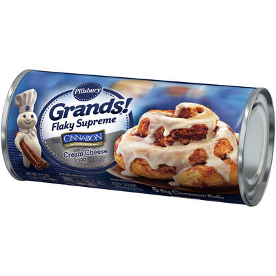 Pillsbury Grands!® Flaky Supreme Cinnamon Rolls with Cream Cheese Icing 5 ct Can