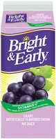Bright & Early® Grape Flavored Drink 59 fl. oz. Carton
