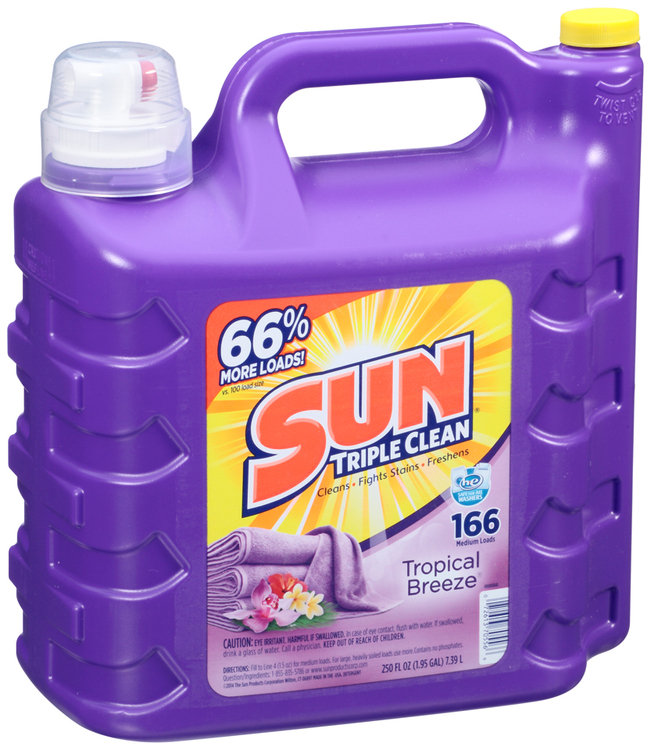 Sun Triple Clean® Tropical Breeze® Liquid Laundry Detergent Reviews 2019