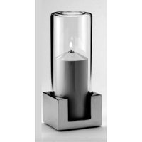 Candola Candle Color: Metal Dark Chrome, Size: Small