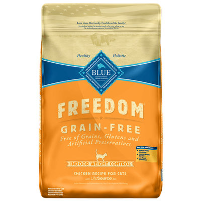 THE BLUE BUFFALO CO. BLUE™ Freedom® Grain-Free Indoor Weight Control Chicken Recipe For Adult Cats