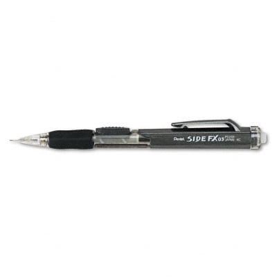 Pentel Side FX Automatic Pencil, 0.50mm, Black Barrel