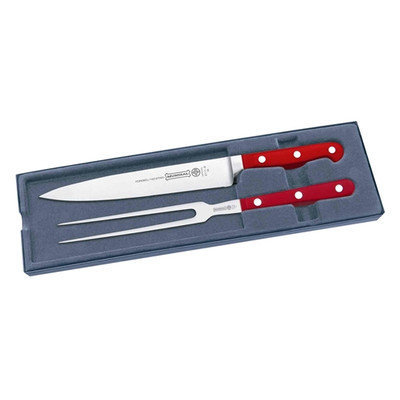 Mundial 5100 Series Red 2 Piece Carving Set