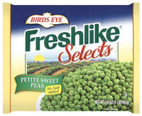 Freshlike Petite Sweet Peas Frozen Vegetables Selects 1 Lb Bag