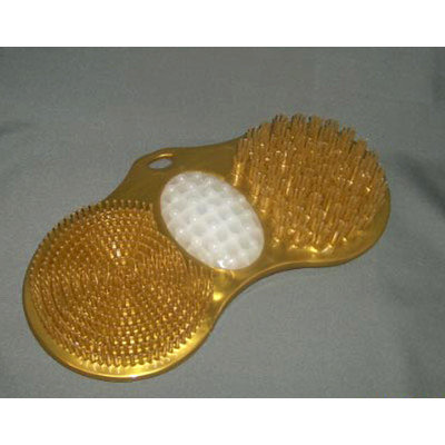 Mcnaughton Soapy Soles Elite Foot Scrubber Color: Pearl Gold