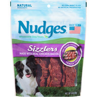 Nudges® Chicken Bacon Sizzlers Wholesome Dog Treats 10 oz. Bag
