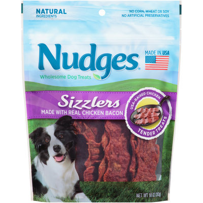 Nudges® Chicken Bacon Sizzlers Wholesome Dog Treats 10 oz. Bag