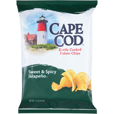 Cape Cod® Sweet & Spicy Jalapeno Kettle Cooked Potato Chips 2.05 oz. Bag