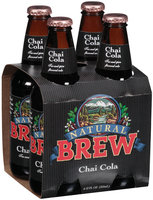Natural Brew Tea & Spice Flavored 12 Oz Chai Cola 4 Pk Glass Bottles
