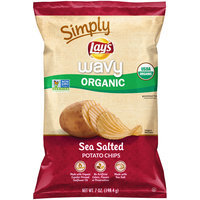 LAY'S® Simply Wavy Organic Sea Salted Potato Chips