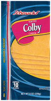 Schnucks Colby Sliced Cheese 8 Oz Shingle Pack