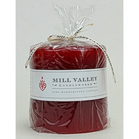 Mill Valley Candleworks Dusty Rose Scented Pillar Candle Size: 4