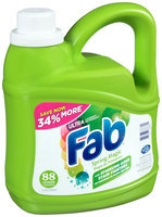Fab® Ultra Spring Magic with Sparkling Clean Stain Fighters Laundry Detergent 134 fl. oz. Plastic Jug