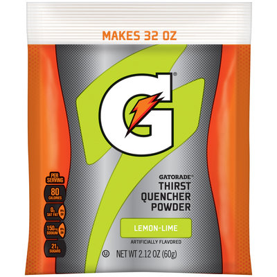 Gatorade® G® Series Perform Lemon-Lime Sports Drink Powder 2.12 oz. Pouch