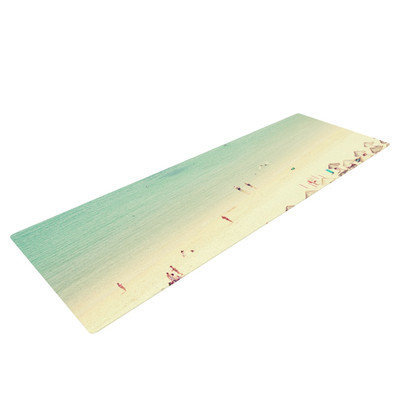 Kess Inhouse Happy Summer by Ingrid Beddoes Beach Yoga Mat