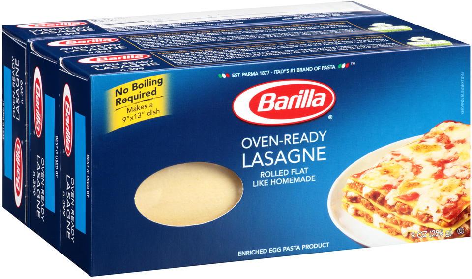Barilla® Oven-Ready Lasagne