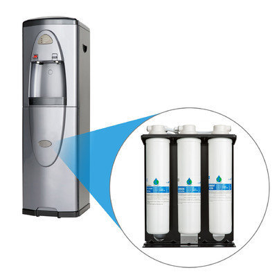 Global Water Ultra Filtration Hot and Cold Bottle-less Water Cooler with Nano Filter