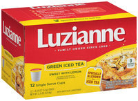 Luzianne® Sweet Green Iced Tea with Lemon Single Serve Cups 12 ct Box
