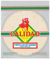 Calidad Flour Tortillas 14.38 Oz Bag