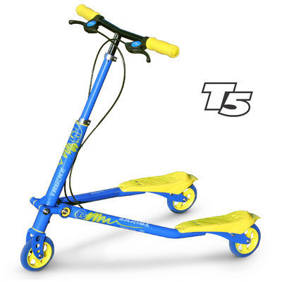 Trikke Tech T5-BUYL - T5 Kids Blue-Yellow