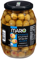 Mario® Pimiento Stuffed Spanish Manzanilla Olives 21 oz. Jar