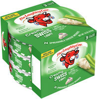 The Laughing Cow® Creamy Swiss Light Cheese Wedges 3 ct Pack