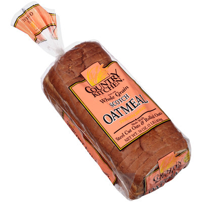 Country Kitchen® Whole Grain Scotch Oatmeal Bread 16 oz. Bag