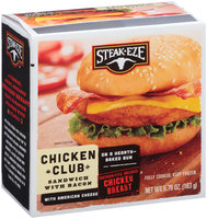 Steak-Eze® Chicken Club Sandwich with Bacon & American Cheese 5.76 oz. Box