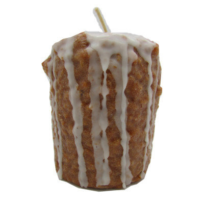 Starhollowcandleco Cinnamon Bun Pillar Candle Size: Taddy Fatty 2.5