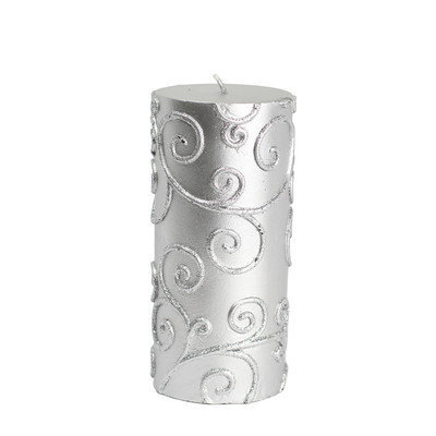 Zest Candle Scroll Pillar Candle Size: 6