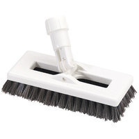 Carlisle Swivel Scrub with Polyester Bristles Color: White