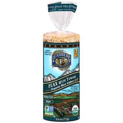 Lundberg® Flax with Tamari Organic Rice Cakes 9.6 oz. Bag