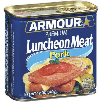 Armour Pork Premium Luncheon Meat 12 Oz Pull-Top Can