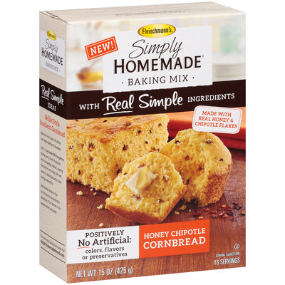 Fleischmann’s® Simply Homemade® Honey Chipotle Cornbread Baking Mix 15 oz. Box