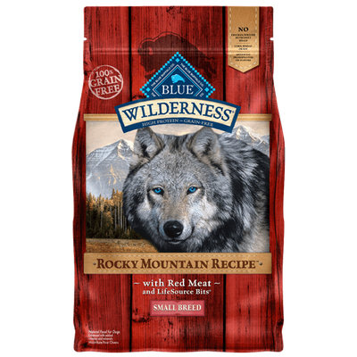THE BLUE BUFFALO CO. BLUE™ Wilderness® Rocky Mountain Recipe™ Red Meat For Small Breed Adult Dogs