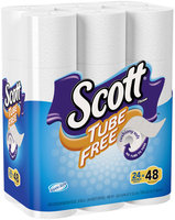 Scott® Tube Free Unscented Bathroom Tissue 24 ct. Rolls