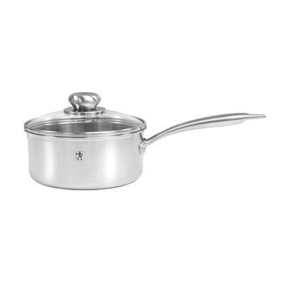 J A Henckels International Zwilling J.A. Henckels Steel Clad Stainless Steel 2-Quart Sauce Pan with Glass Lid