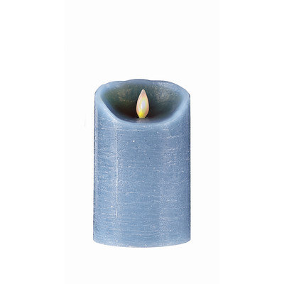 Boston Warehouse MYSTIQUE FLAMELESS CANDLE TAUPE DISTRESSED