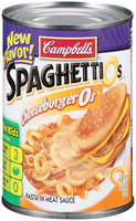 Campbell's SpaghettiOs Cheeseburger0s Pasta in Meat Sauce