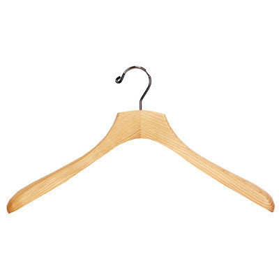 Richards Homewares Solid Ash Wood Coat Hanger