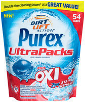 Purex® UltraPacks® Dirt Lift Action® Liquid Laundry Detergent Plus Oxi and Zout® Stain Remover 29.7 fl. oz. Stand-Up Bag