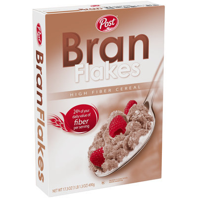Post® Bran Flakes High Fiber Cereal 17.3 oz. Box