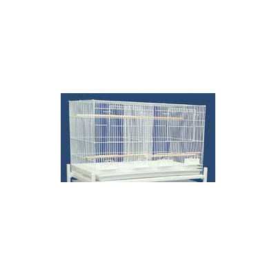 Yml Breeding Cage with Divider Color: Antique Silver