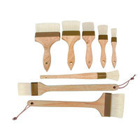 Update International WPBB-10 - 1 in Flat Pastry Brush, Boar Bristles