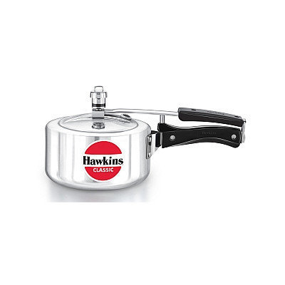 Hawkins Classic New Improved Aluminum Pressure Cooker Size: 2 L