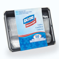 Dixie Heavyweight Crystal Plastic Tableware