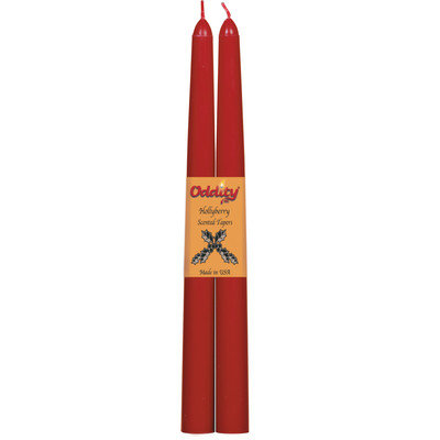Oddity, Inc. Hollyberry Taper Candle (Set of 6)