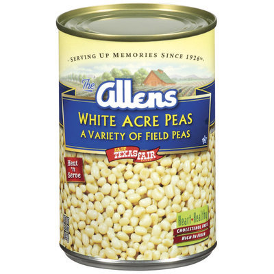 The Allens White Acre Variety of Field Peas Peas 15.5 Oz Can